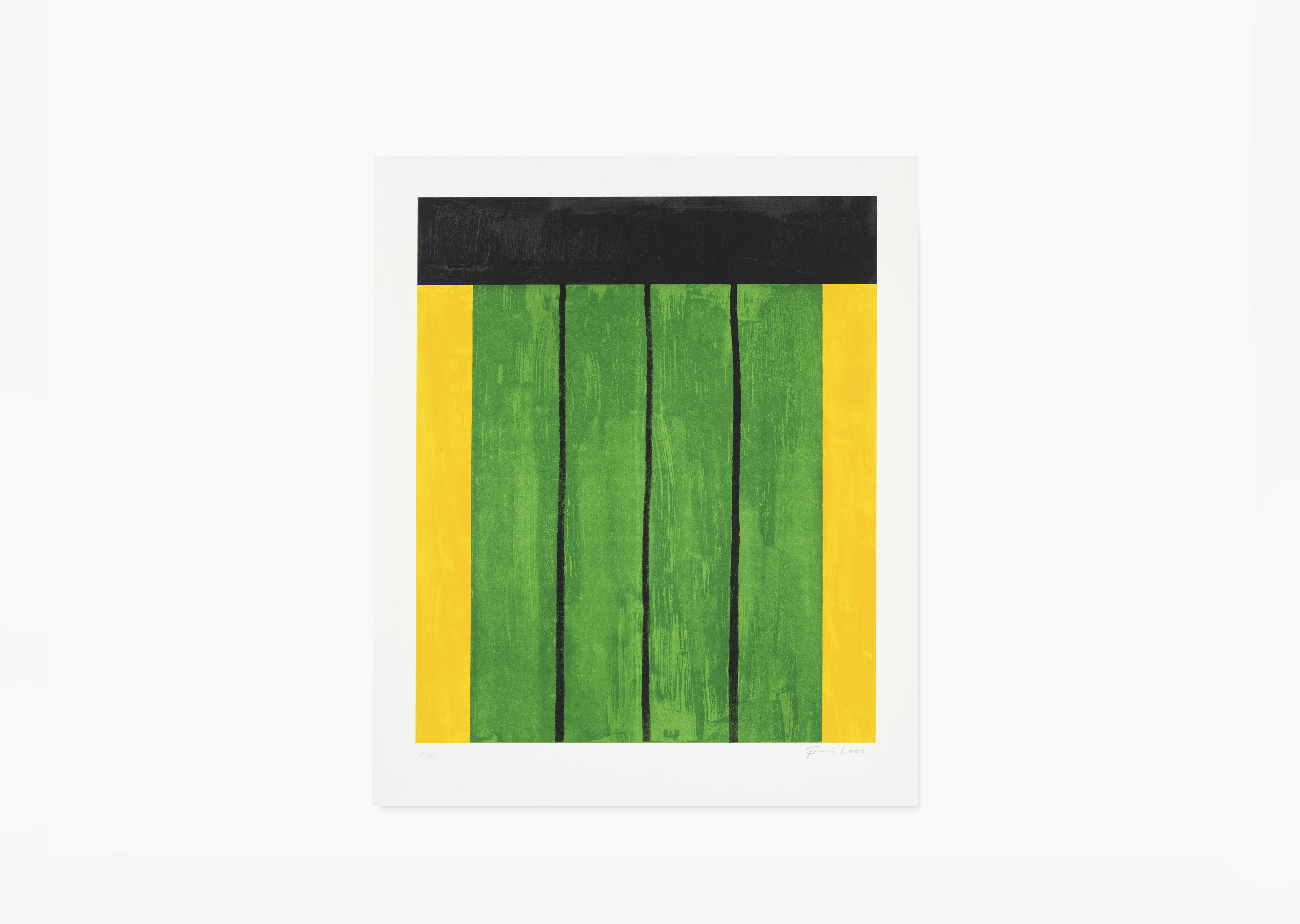 estampe Erker suite Günther Förg